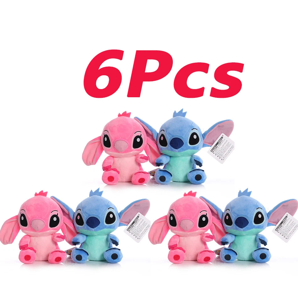20cm Stitch Stuffed Plush Models Cartoon Stuffed Plush Dolls Anime Plush Baby Toys Kawaii Kids Birthday Gift