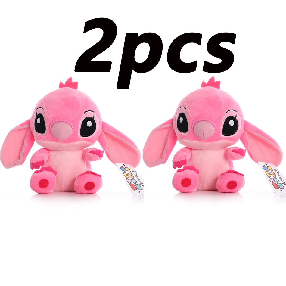 20cm Stitch Stuffed Plush Models Cartoon Stuffed Plush Dolls Anime Plush Baby Toys Kawaii Kids Birthday Gift