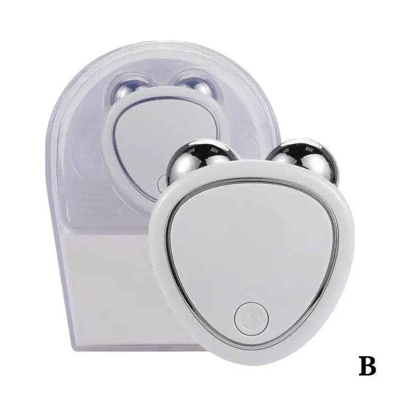 Portable Electric Face Lift Roller Massager EMS Sonic Facial Lifting Skin Tighten Massage to use after charging for 30 minutes