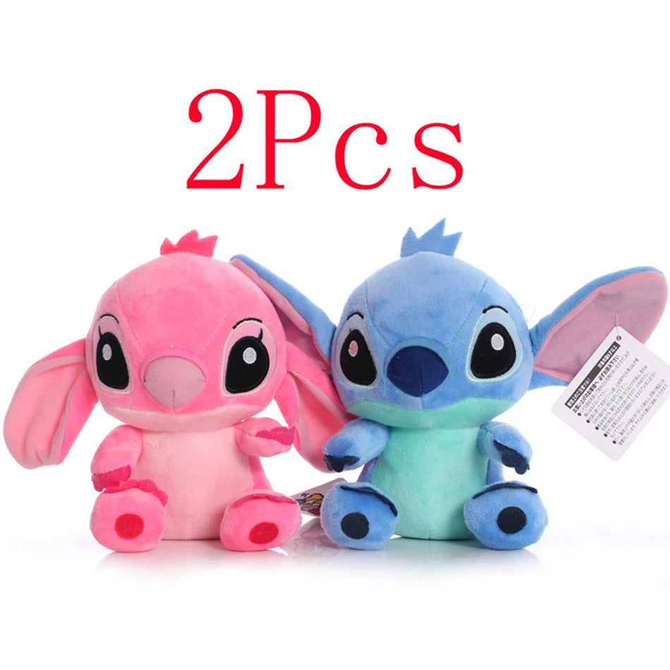 20cm Stitch Stuffed Plush Models Cartoon Stuffed Plush Dolls Anime Plush Baby Toys Kawaii Kids Birthday Gift