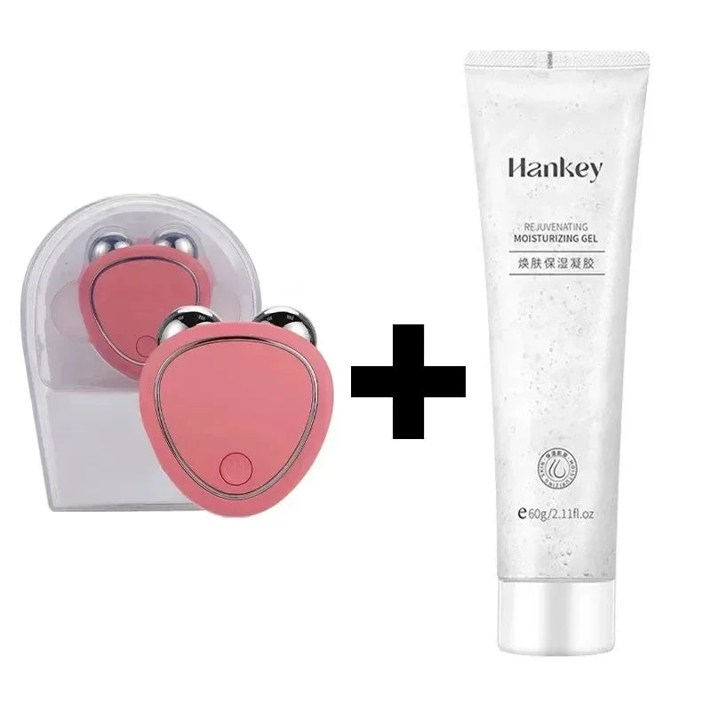 Face Lifting Machine Facial Massager EMS Microcurrent Roller Skin Tightening Rejuvenation Beauty Charging Facial Anti Wrinkle