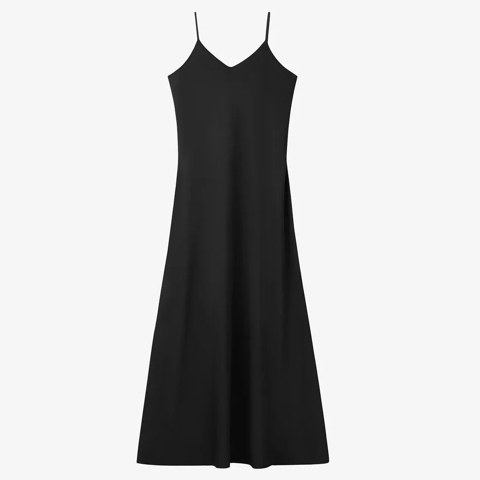 AS 2024 woman clothing high Stretch ribbing closed-fit wrap tops + Matte Satin dress Maxi matching sets ( Ship out in 1 day)