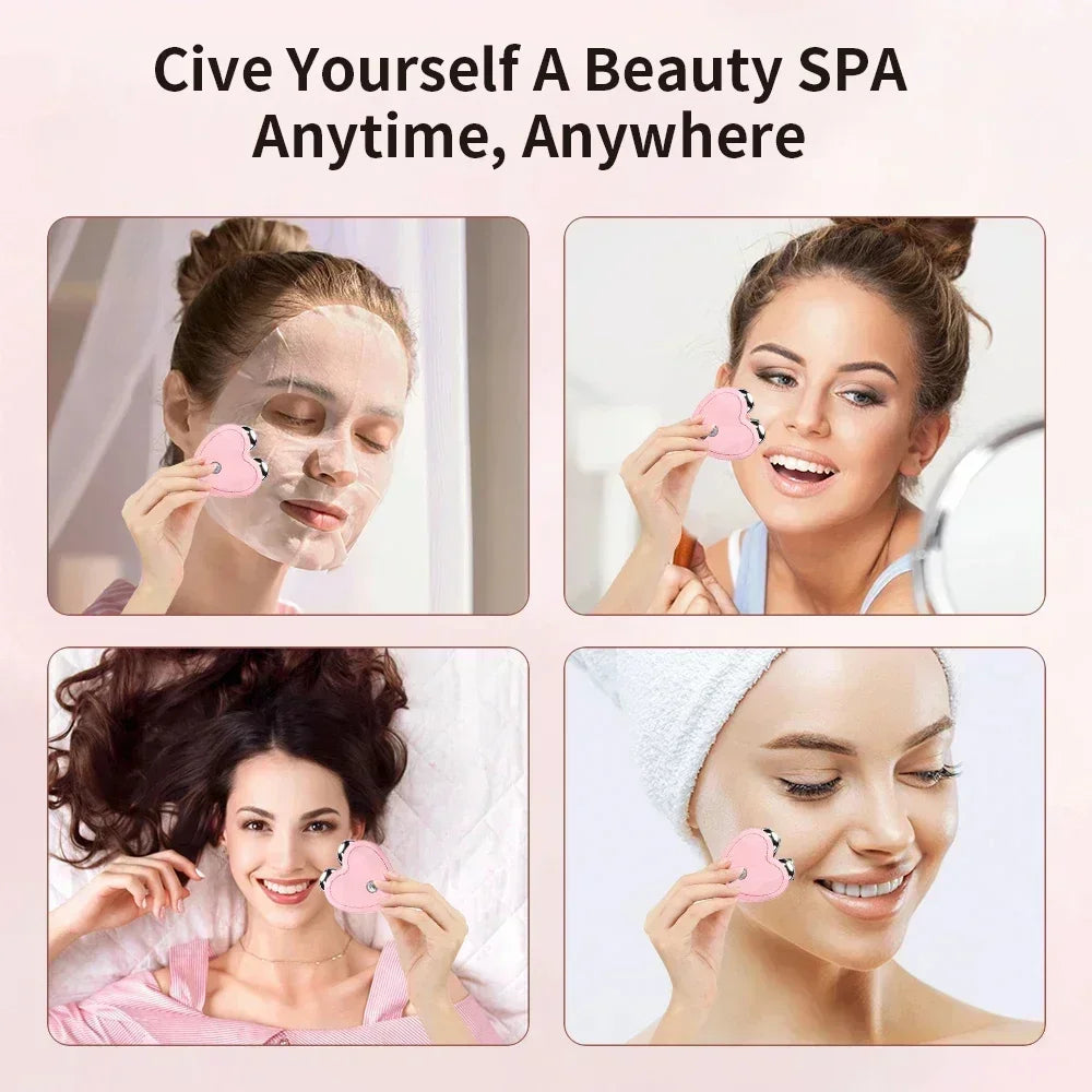 Face Lifting Machine Facial Massager Microcurrent Roller Charging Facial Anti Skin Tightening Wrinkle Rejuvenation Beauty tool