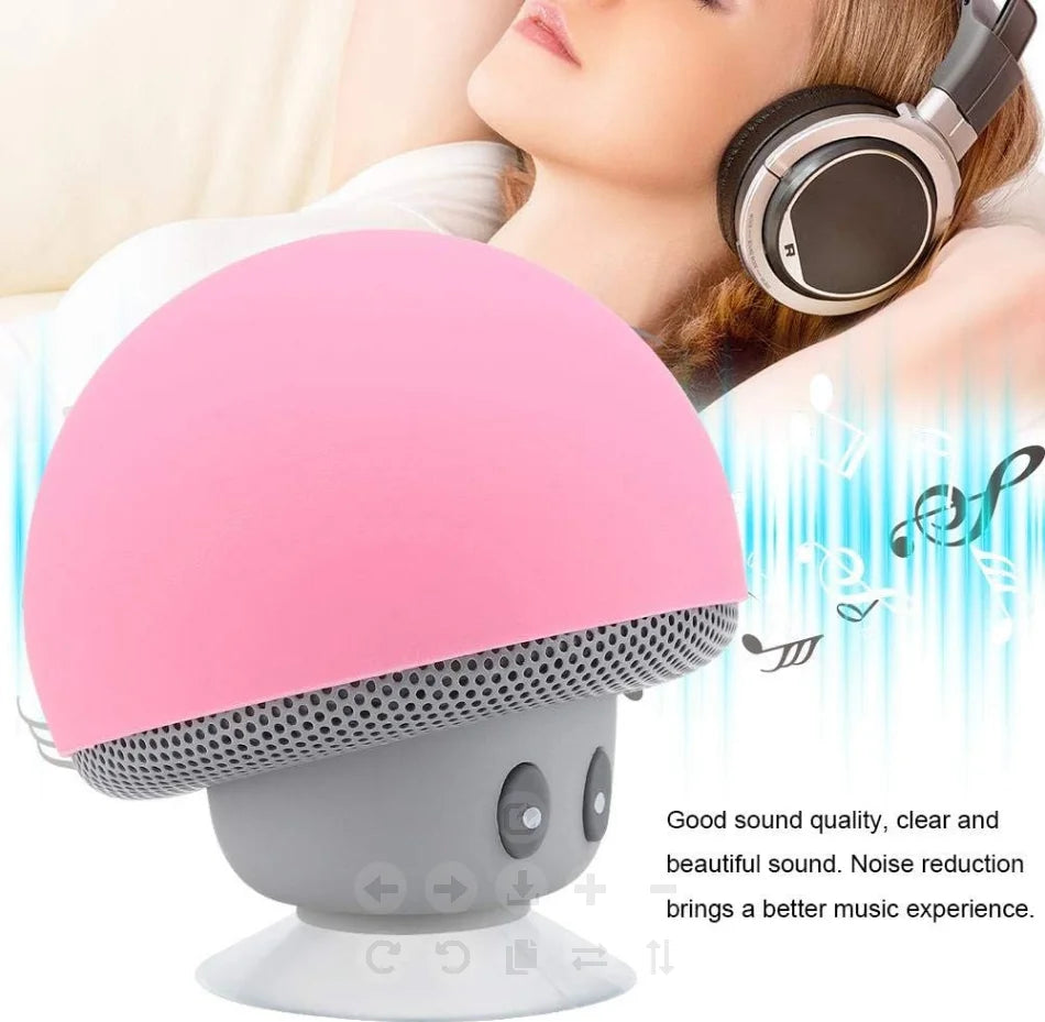 High Quality Wireless Bluetooth Speaker 30ft Wireless Range Subwoofer With Suction CupSuitable for Cycling Picnic Outdoor