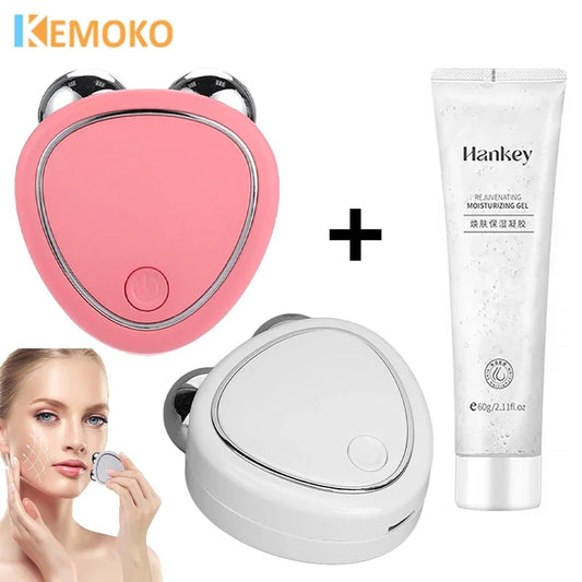 Face Lifting Machine Facial Massager EMS Microcurrent Roller Skin Tightening Rejuvenation Beauty Charging Facial Anti Wrinkle