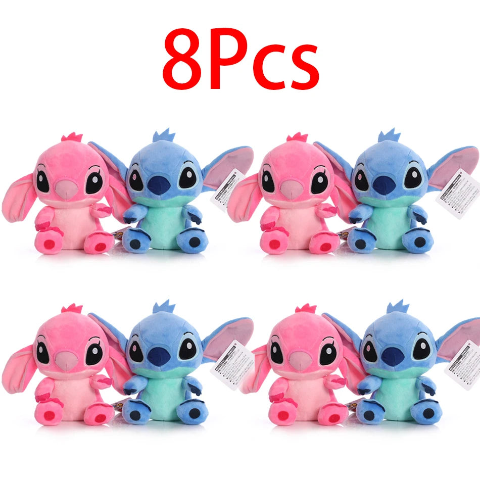 20cm Stitch Stuffed Plush Models Cartoon Stuffed Plush Dolls Anime Plush Baby Toys Kawaii Kids Birthday Gift