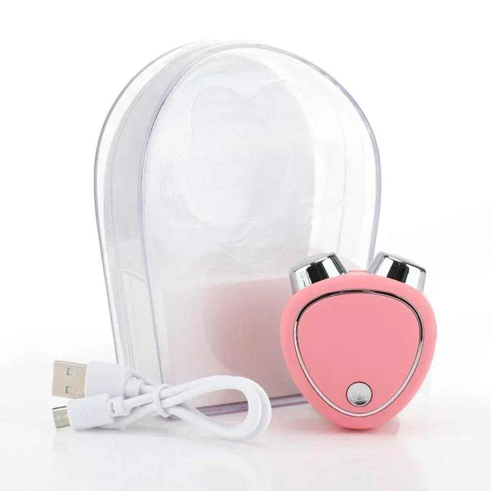 Mini Facial Massage Beauty Instrument Portable USB Charging Multifunctional Skin Care Thin Face Anti Wrinkle Face Firming Lift
